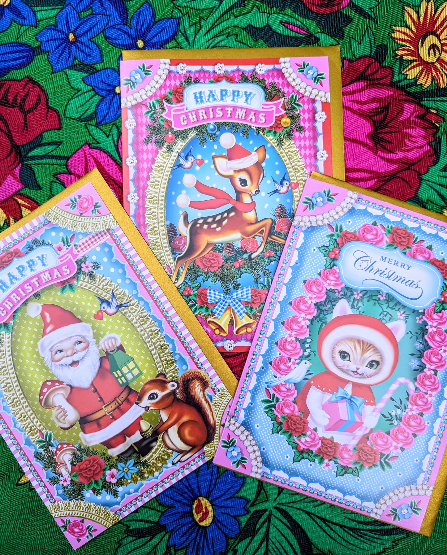 Oh my Lord, how cute are these!?!?

We think these will end up being framed by whoever is lucky enough to receive them!!

Set of 3 greetings cards, a selection of our fave cards to send a bit of joy at Christmas!!

Set of 3 cards

17cm x 12cm 

Fiona Hewitt 