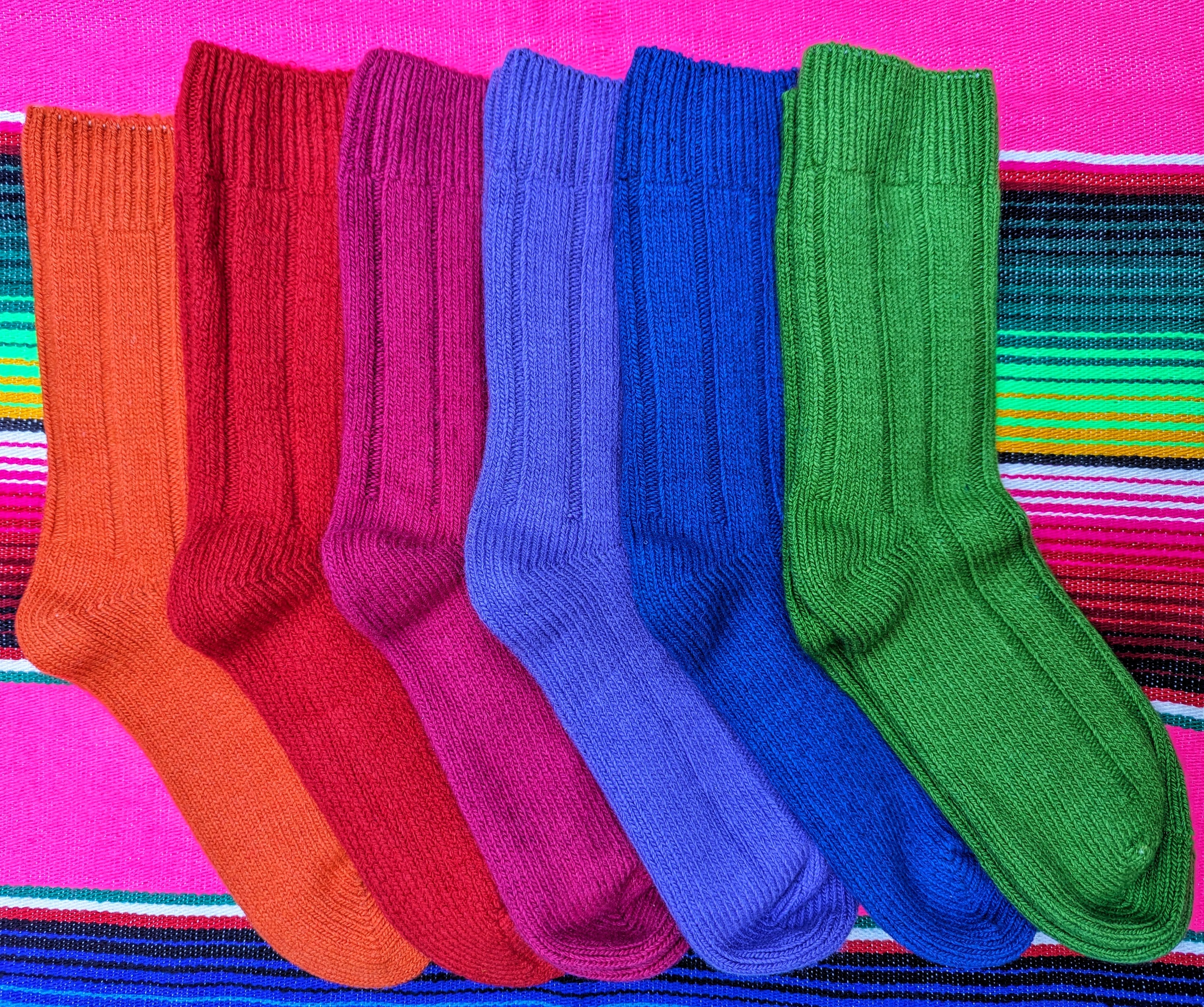 Soft luxe recycled wool socks