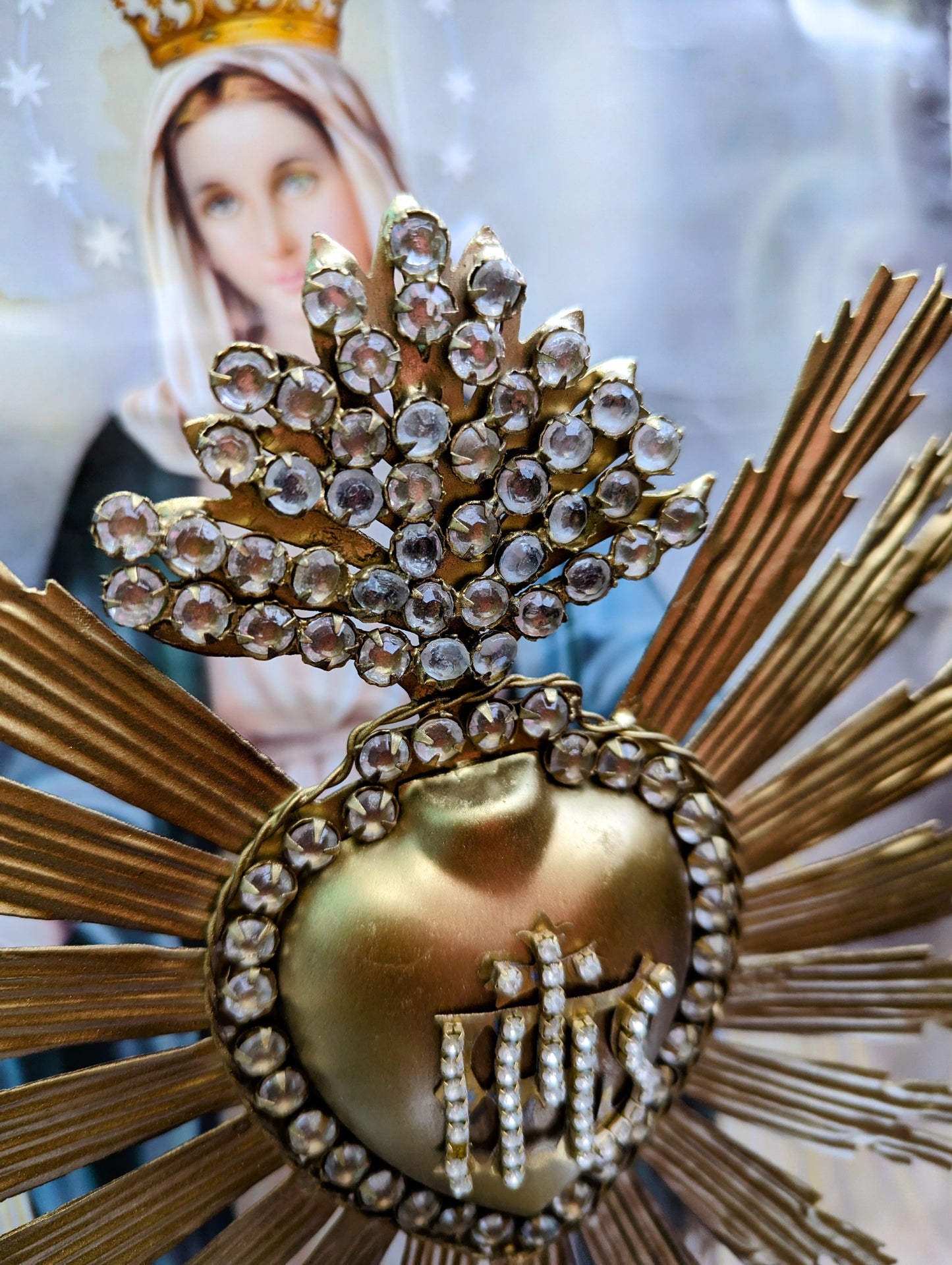 Sacred heart tree topper