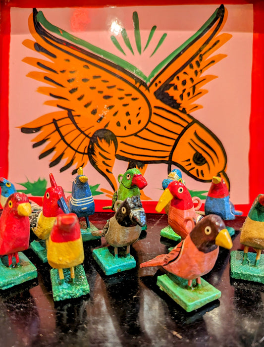 Large animals and birds