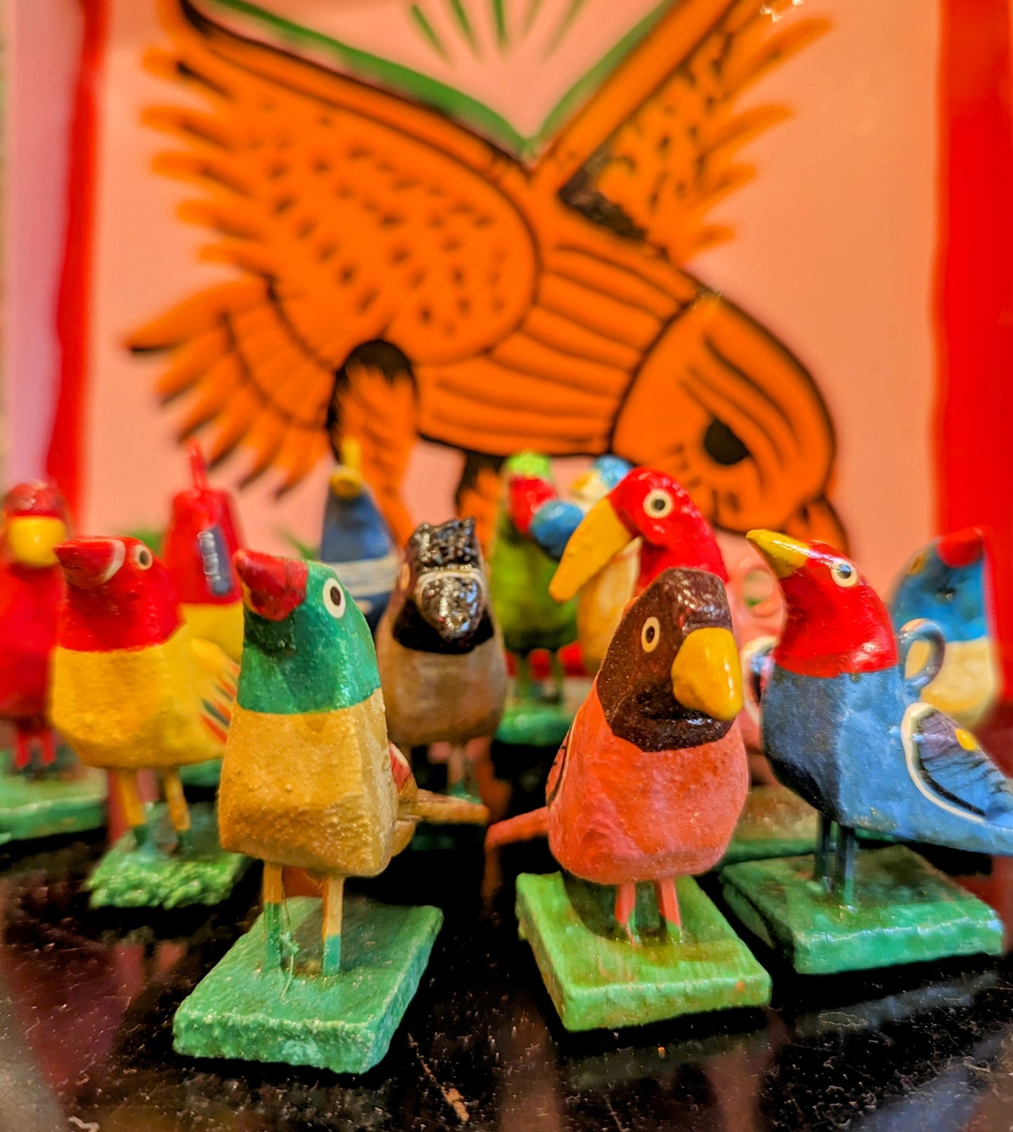 Large animals and birds