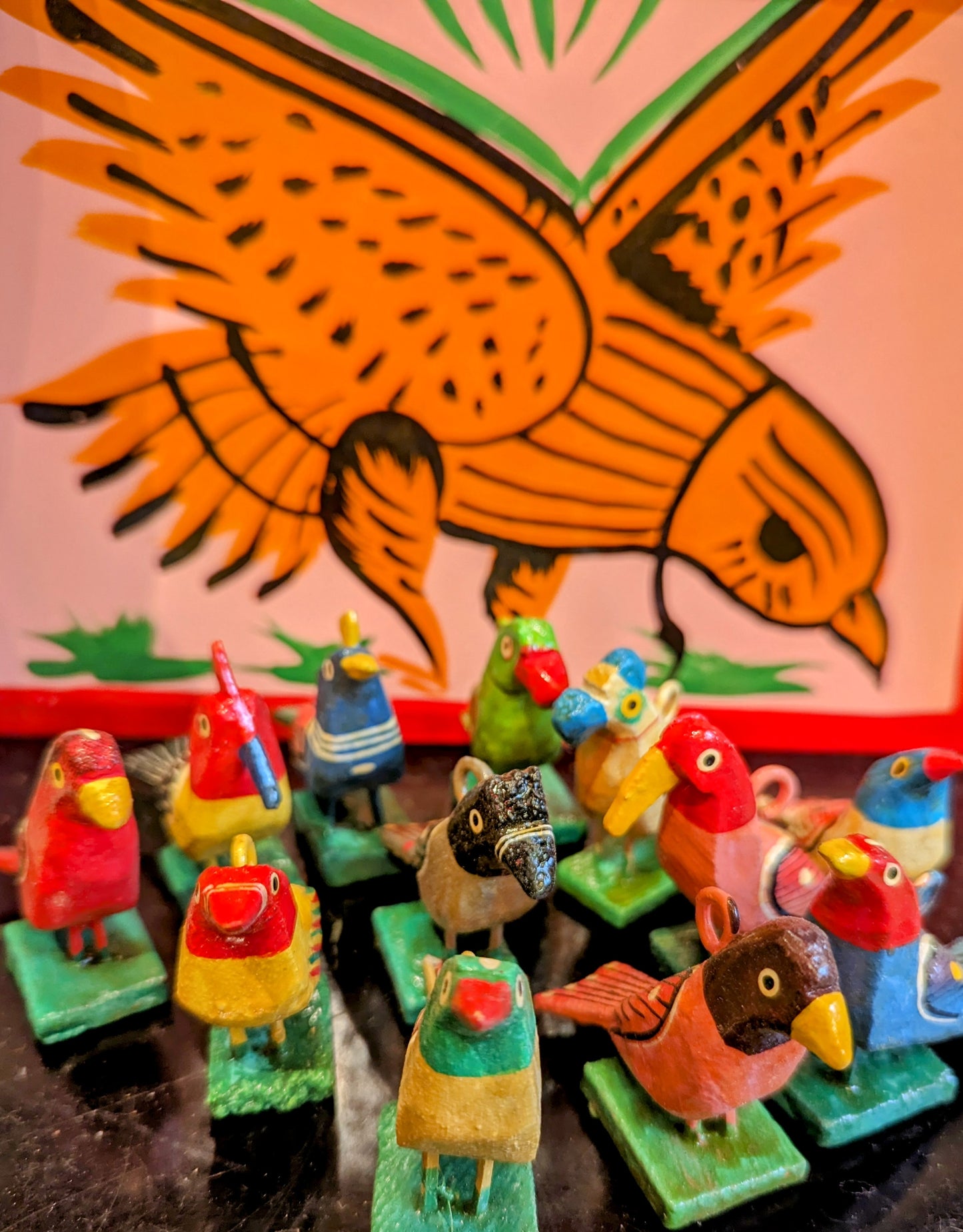 Large animals and birds