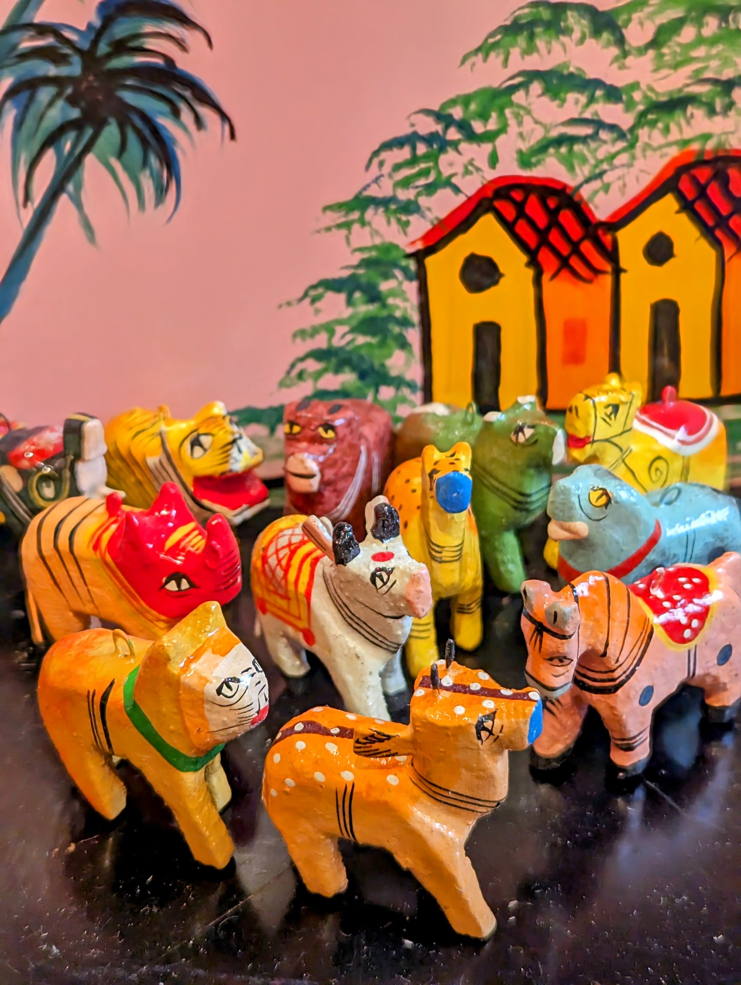 Large animals and birds