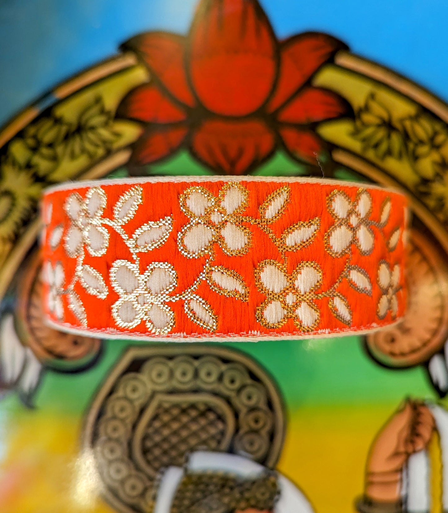 Indian borders - geometric, flora and fauna