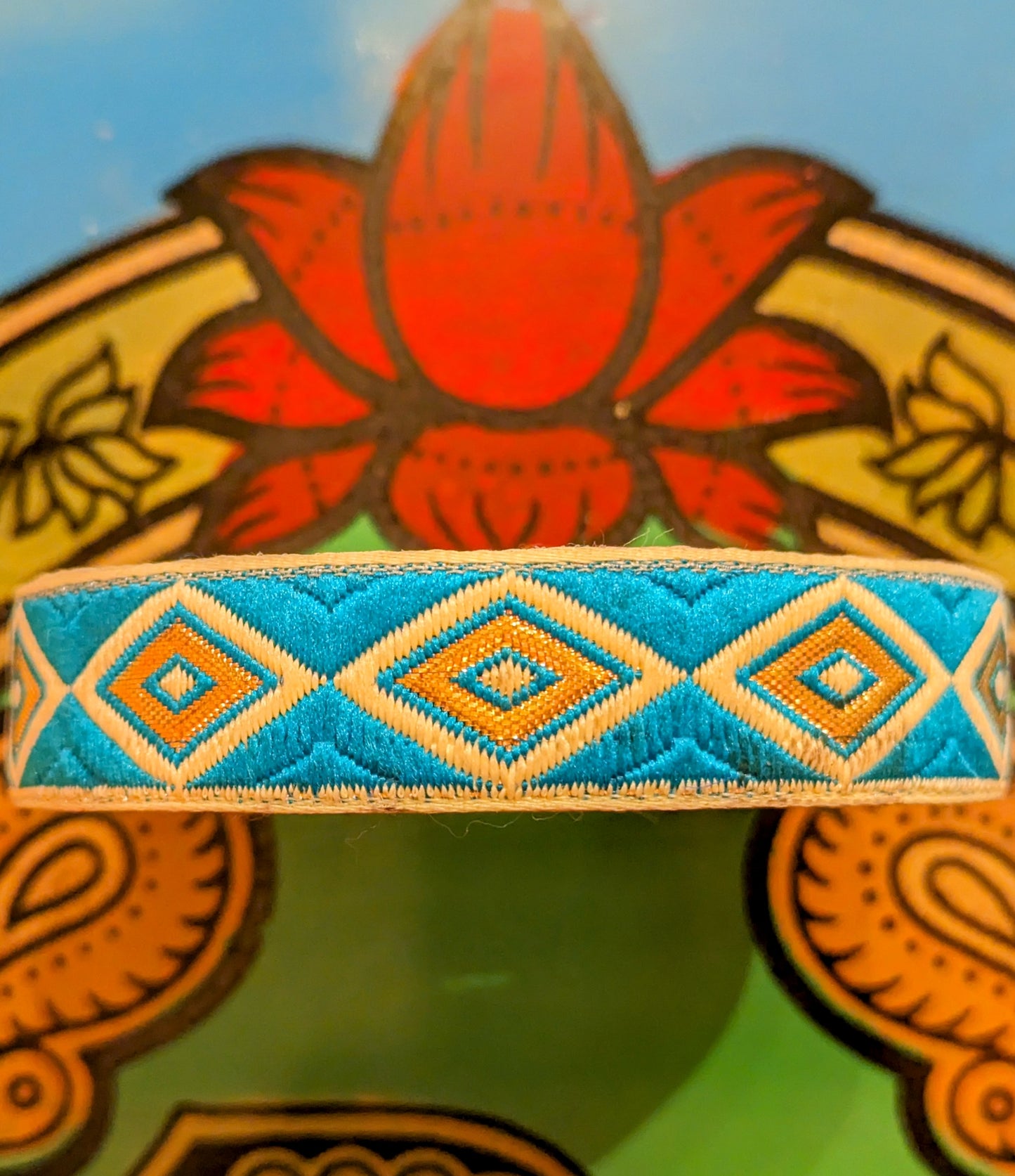 Indian borders - narrow geometric