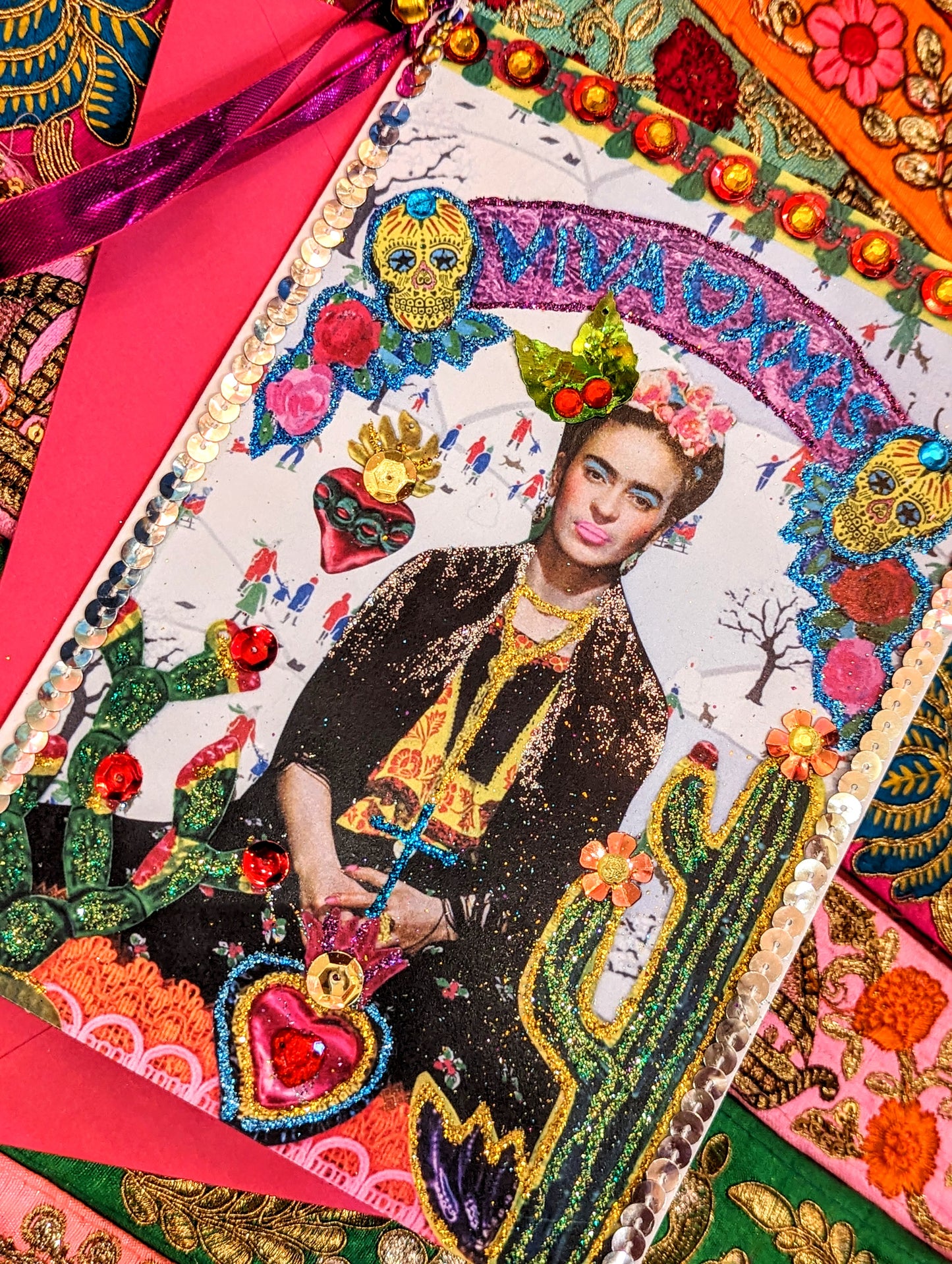 Frida Kahlo super fancy Xmas cards