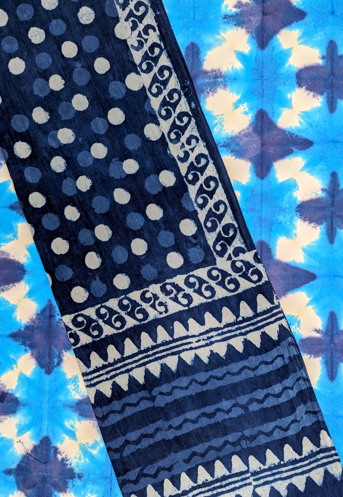 *SALE* Indigo blockprint scarf