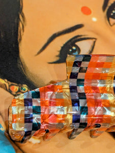 Acetate hair clips