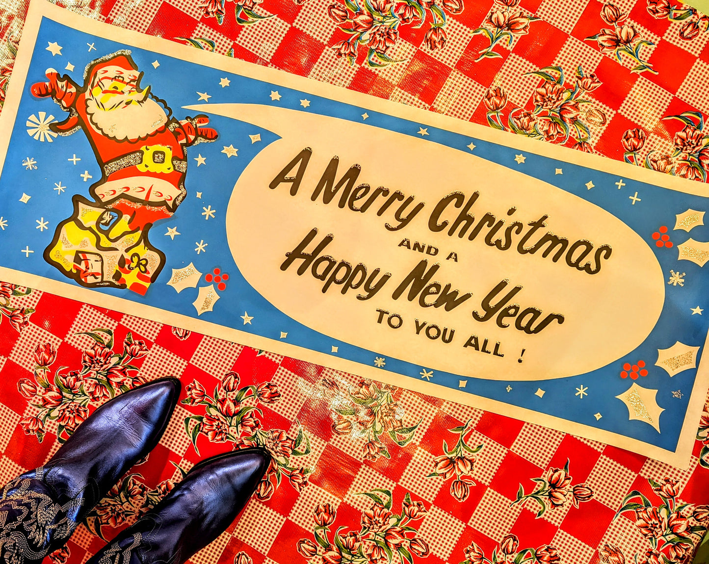 Glitter Xmas banners