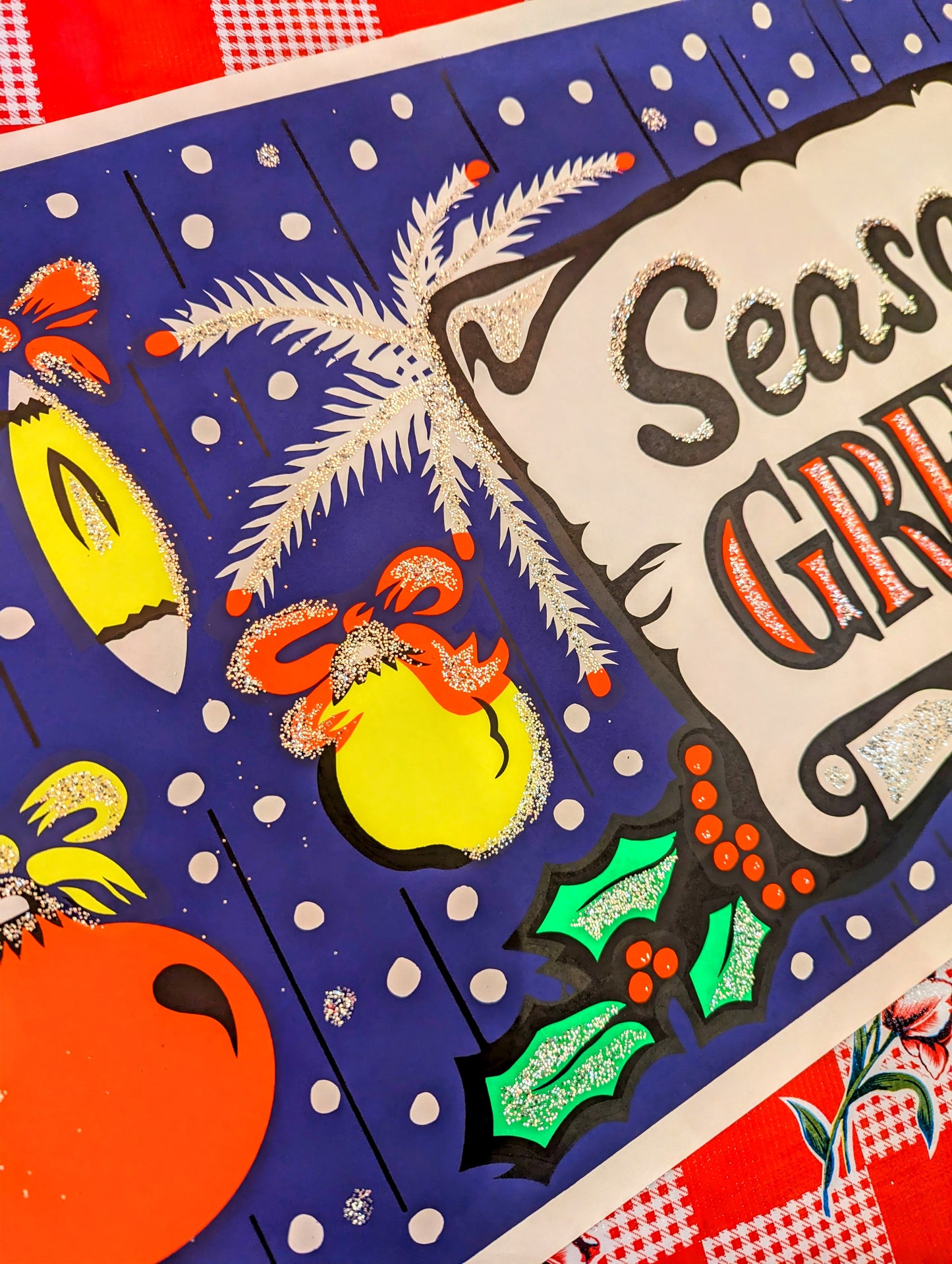 Glitter Xmas banners