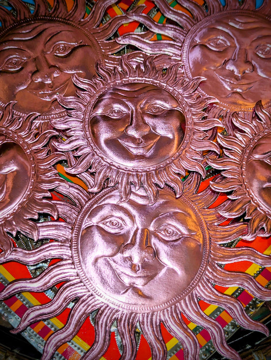 Pink foiled suns