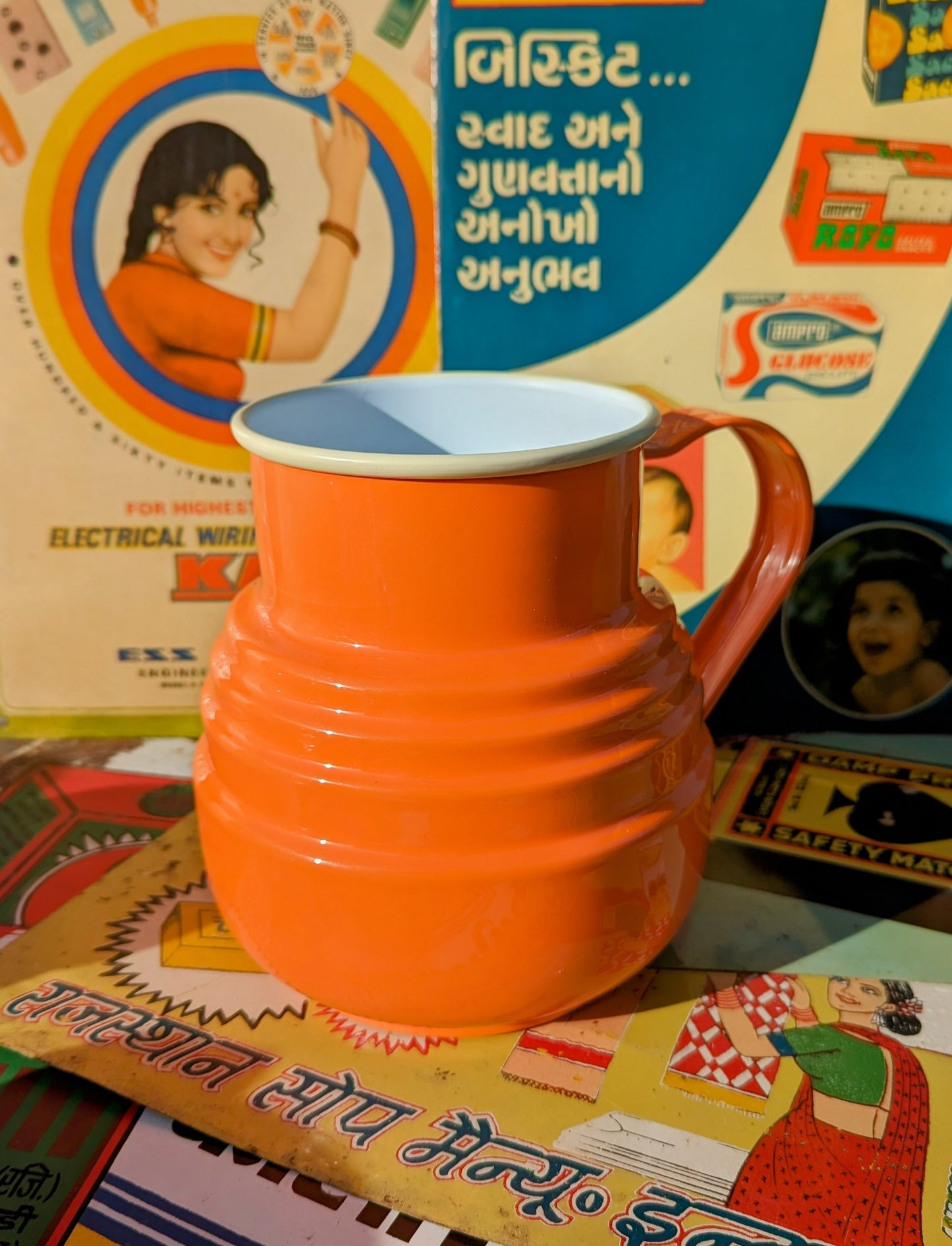 Enamel jugs