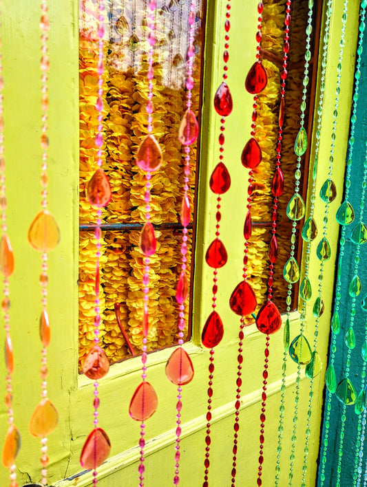 Jewel rainbow door curtain