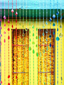 Jewel rainbow door curtain