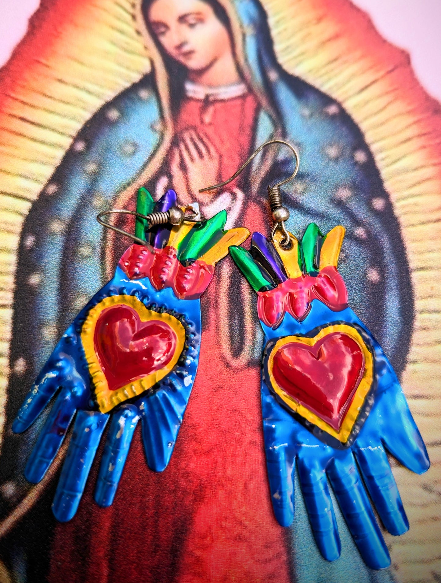 Frida's hand earrings