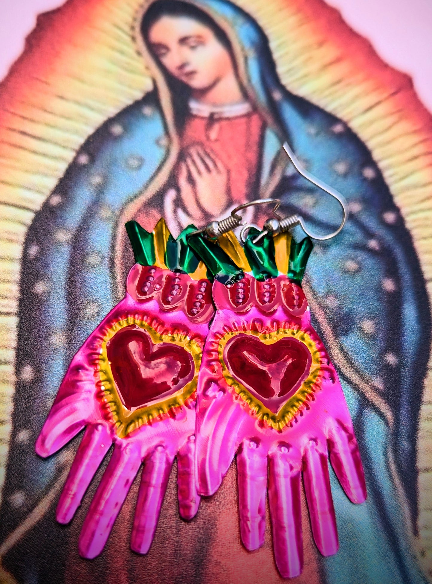 Frida's hand earrings