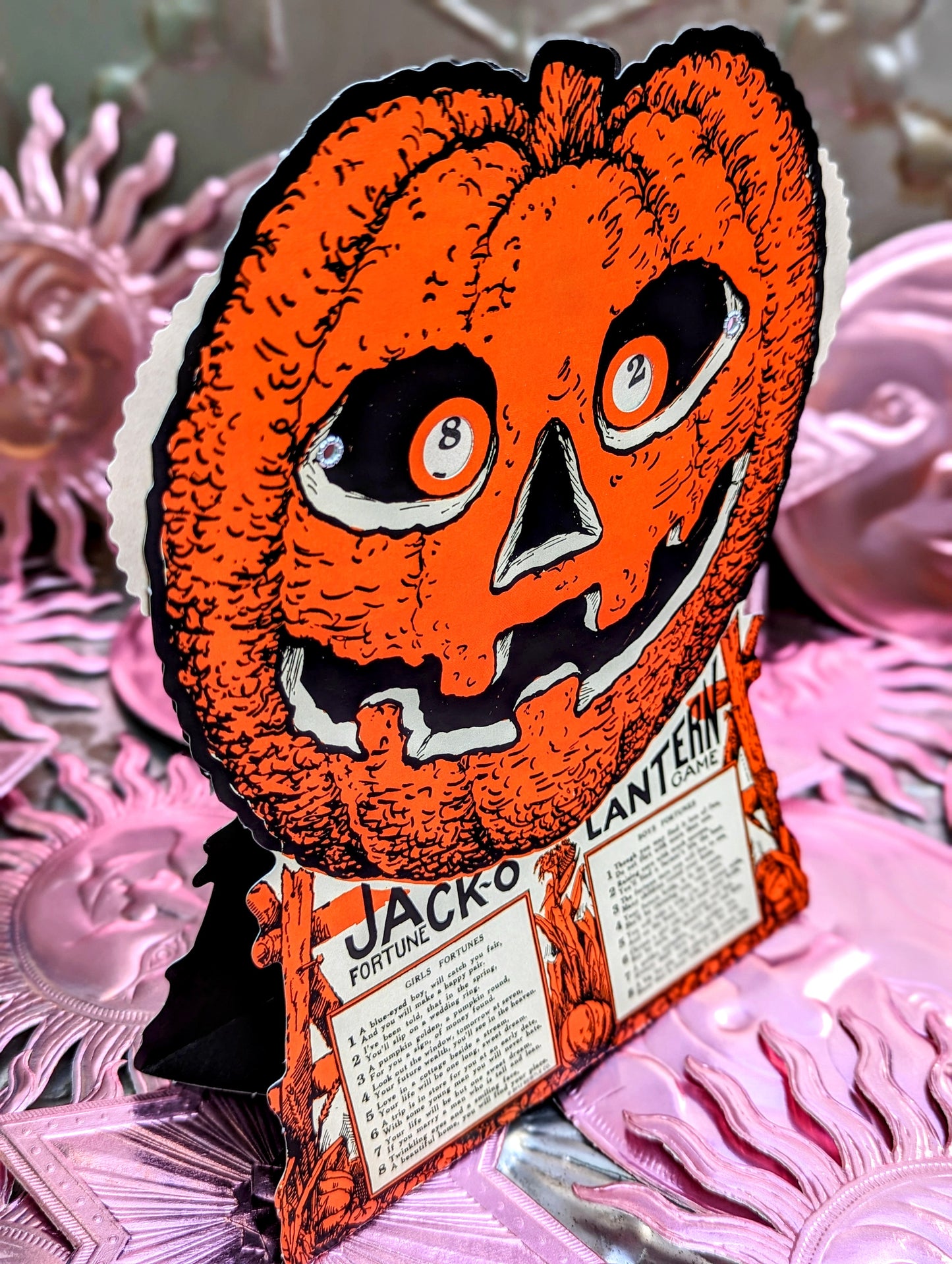 Jack-O-Lantern fortune wheel game