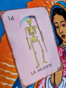 Loteria tin signs