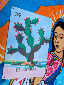 Loteria tin signs