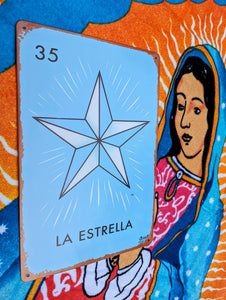 Loteria tin signs