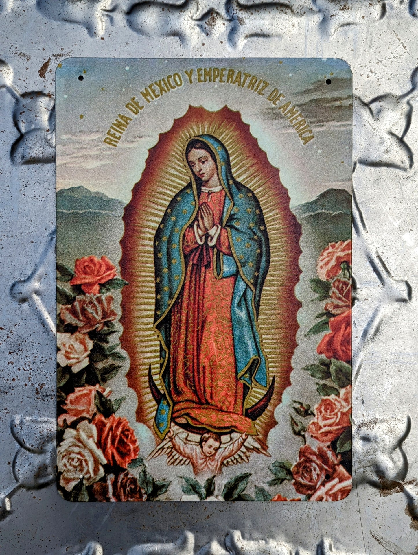 Catholic tin signs