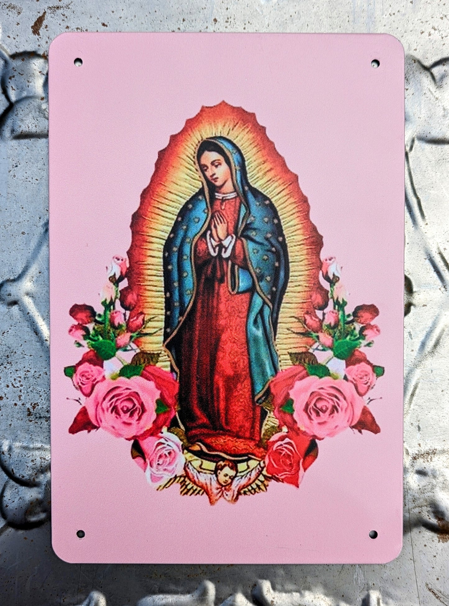 Catholic tin signs