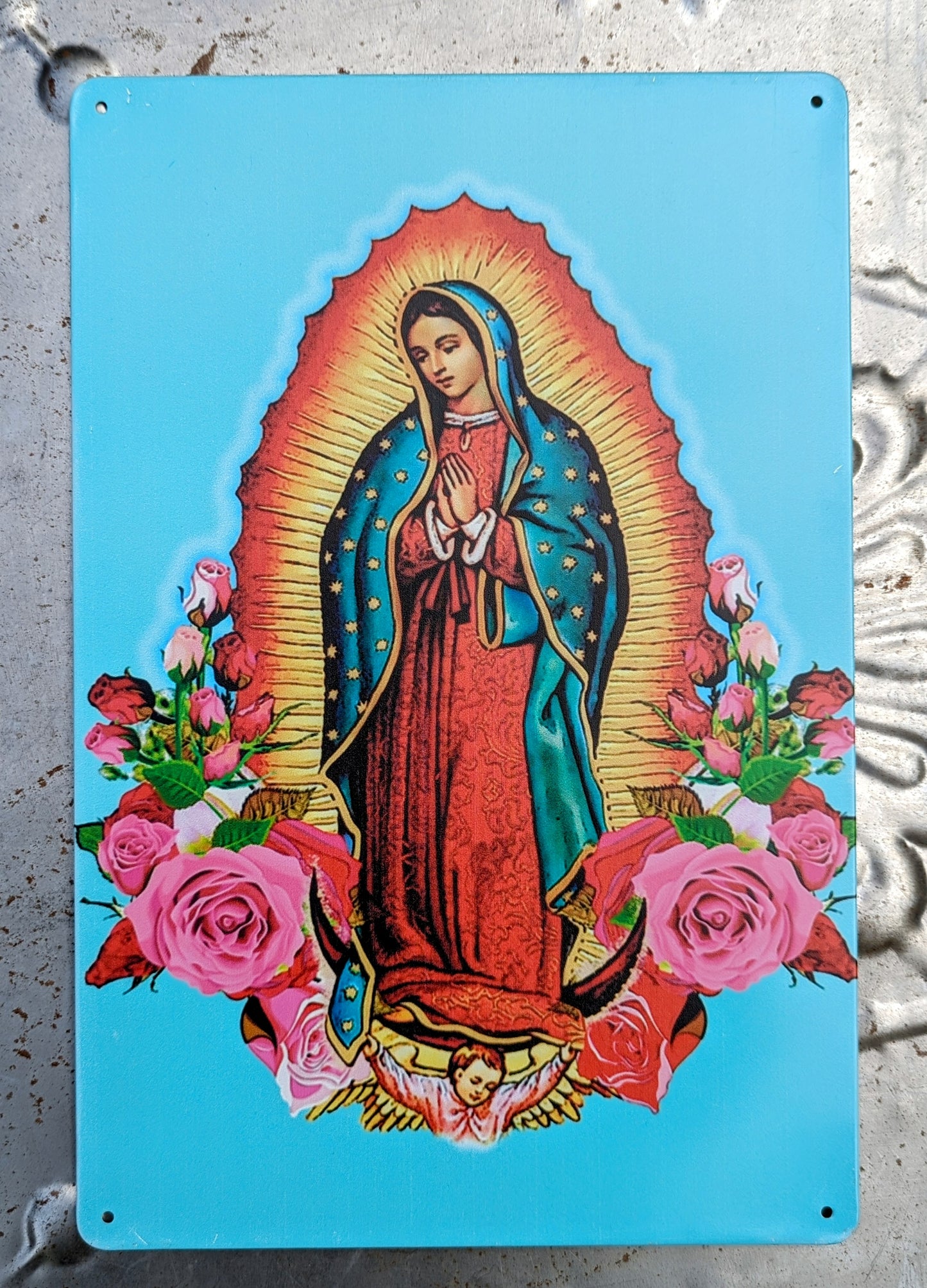 Catholic tin signs