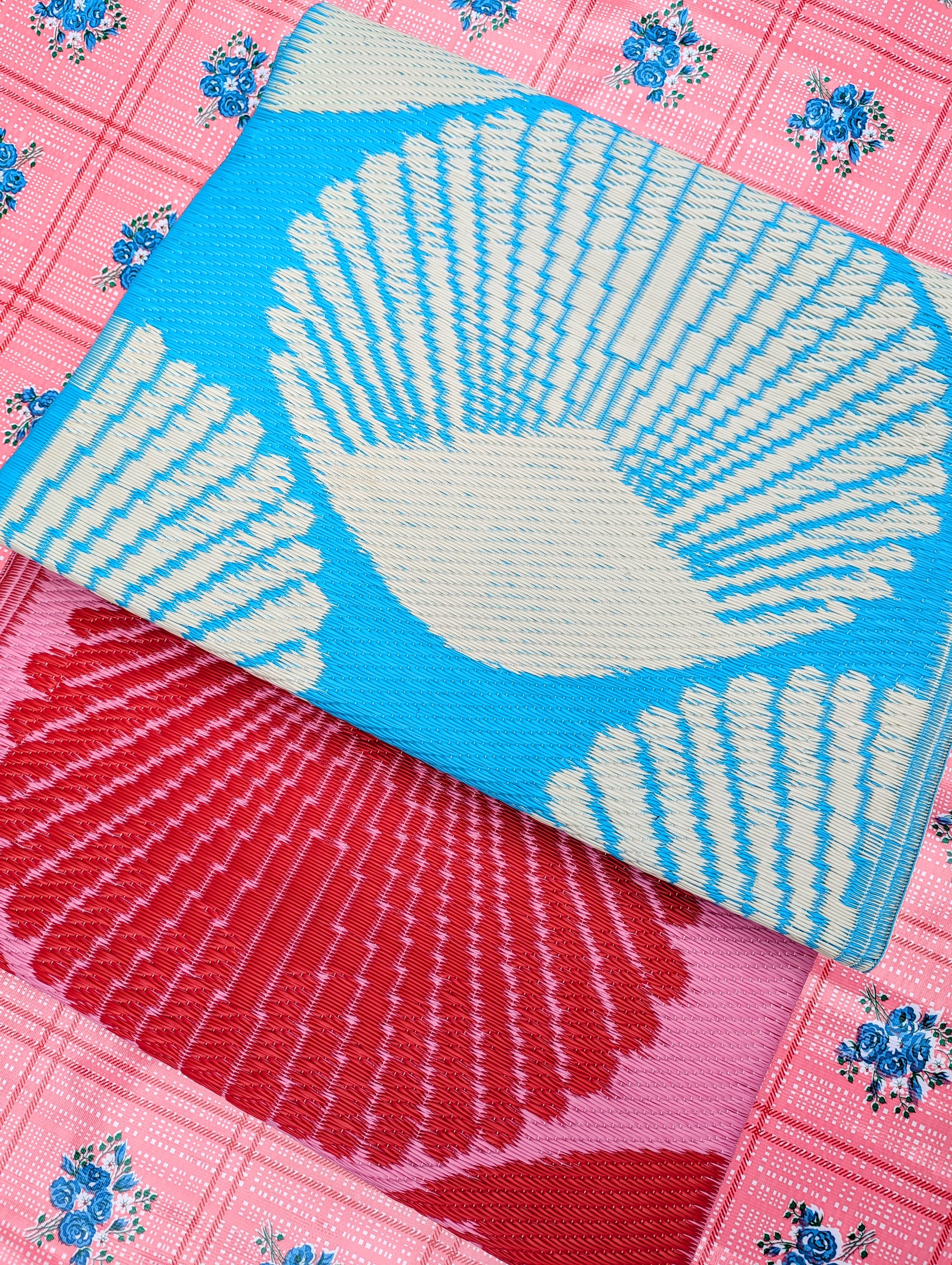Shell recycled plastic mat