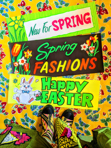 Kitsch Spring banners