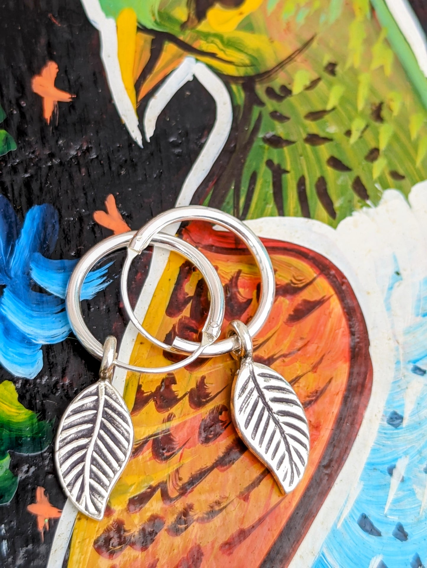 Myanmar charm hoops