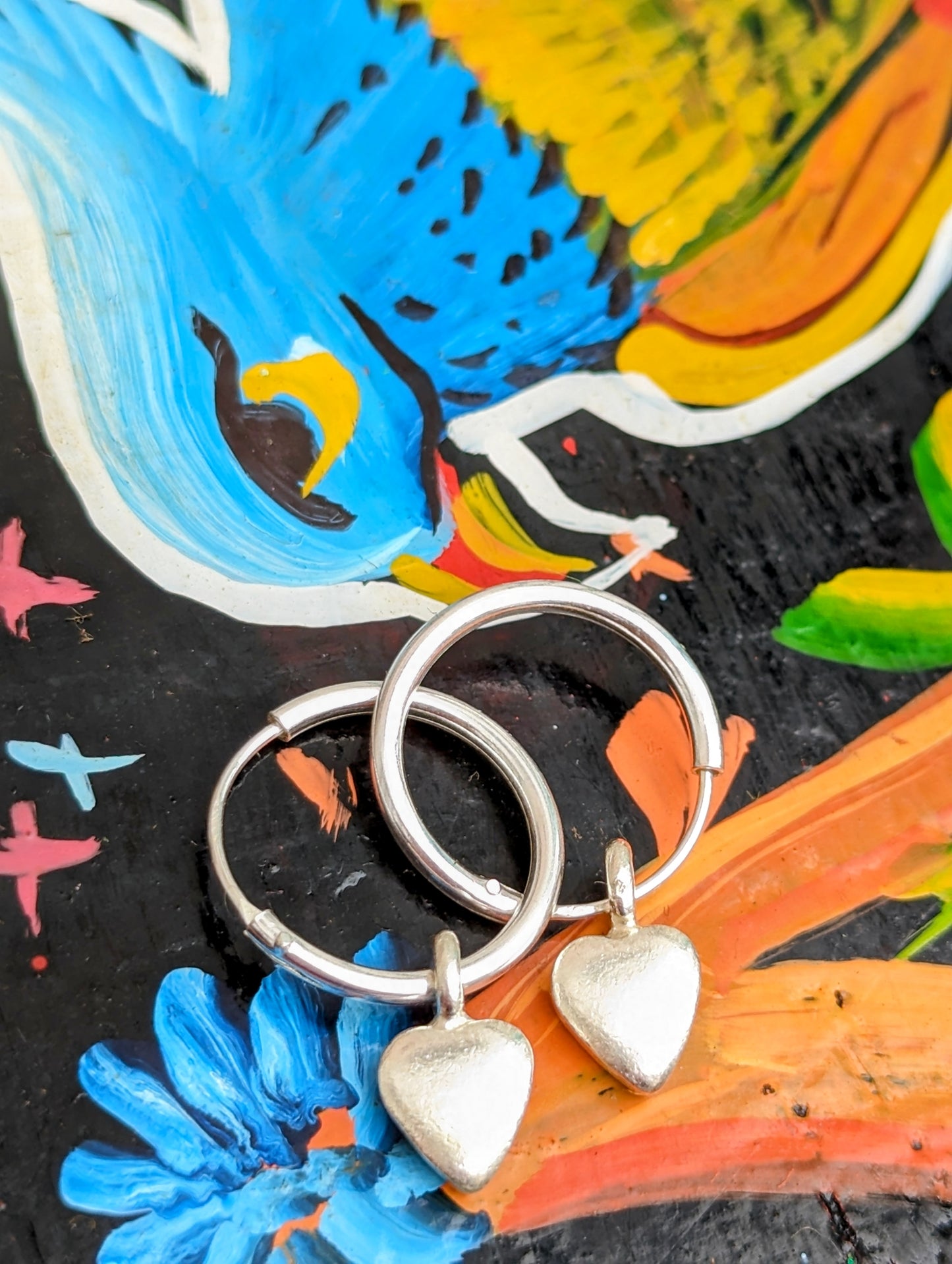Myanmar charm hoops
