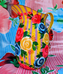 Pakistani Truck art jugs - birds and florals