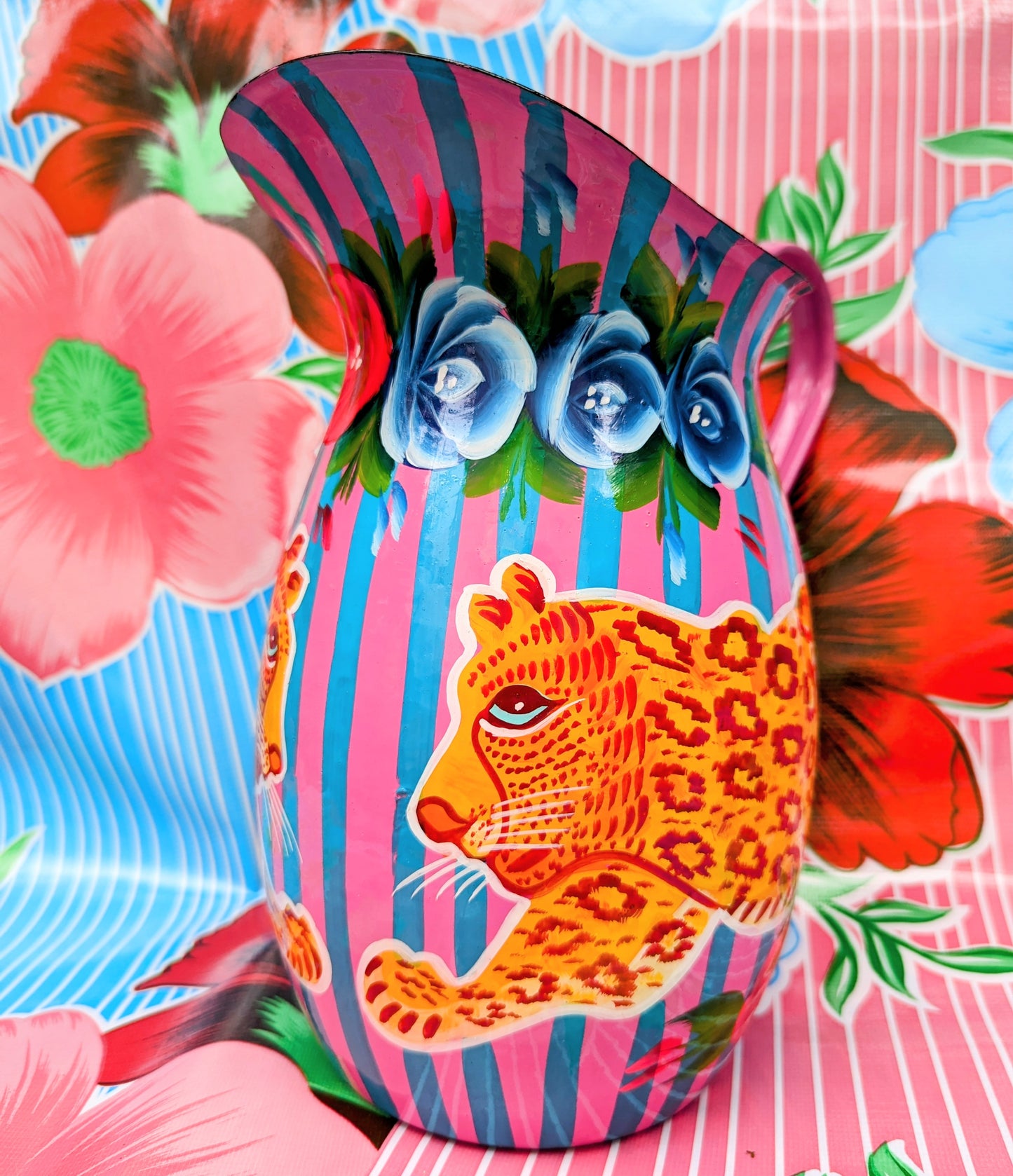 Pakistani Truck art jugs - big cats
