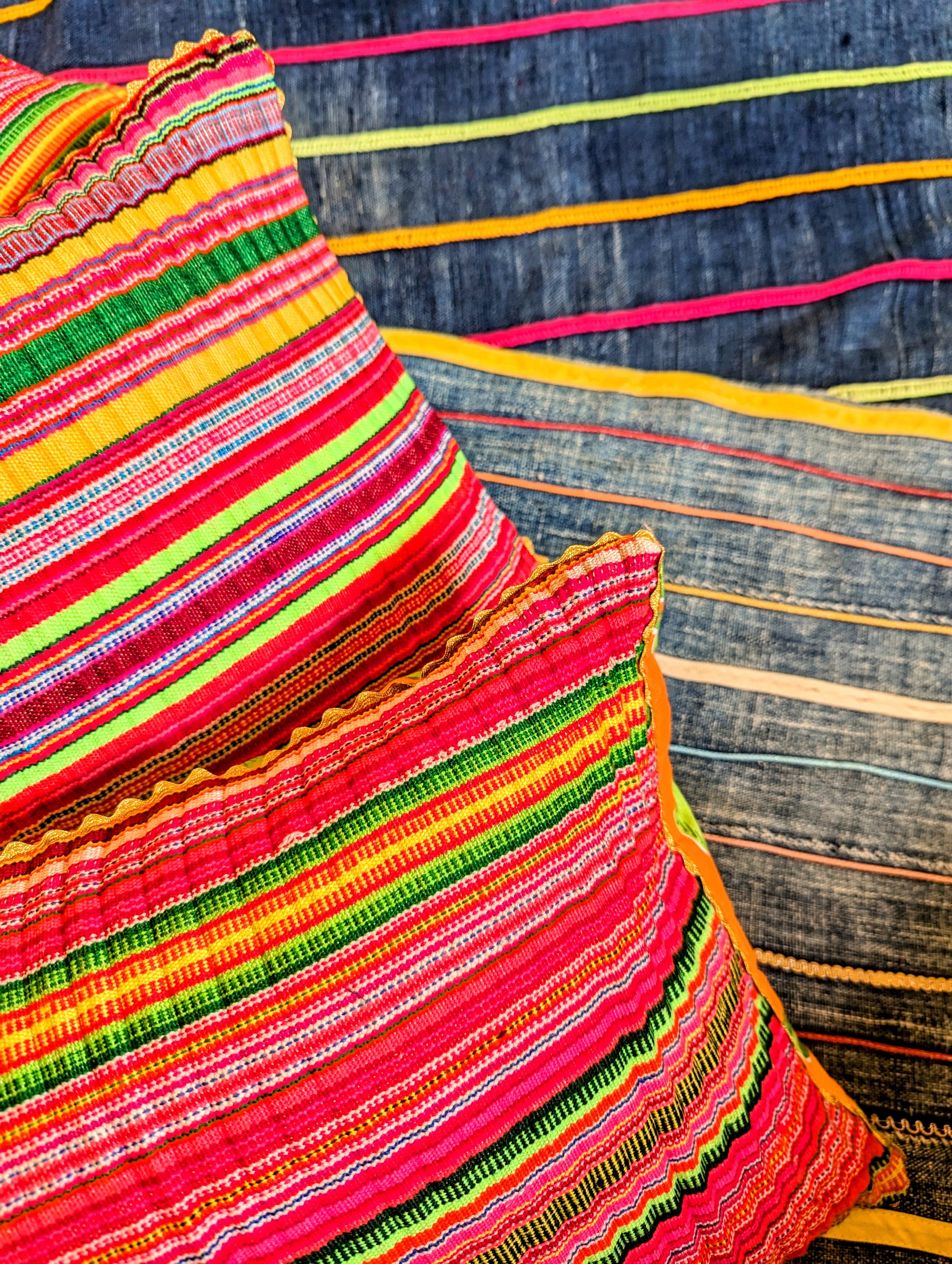 Tribal textile stripes