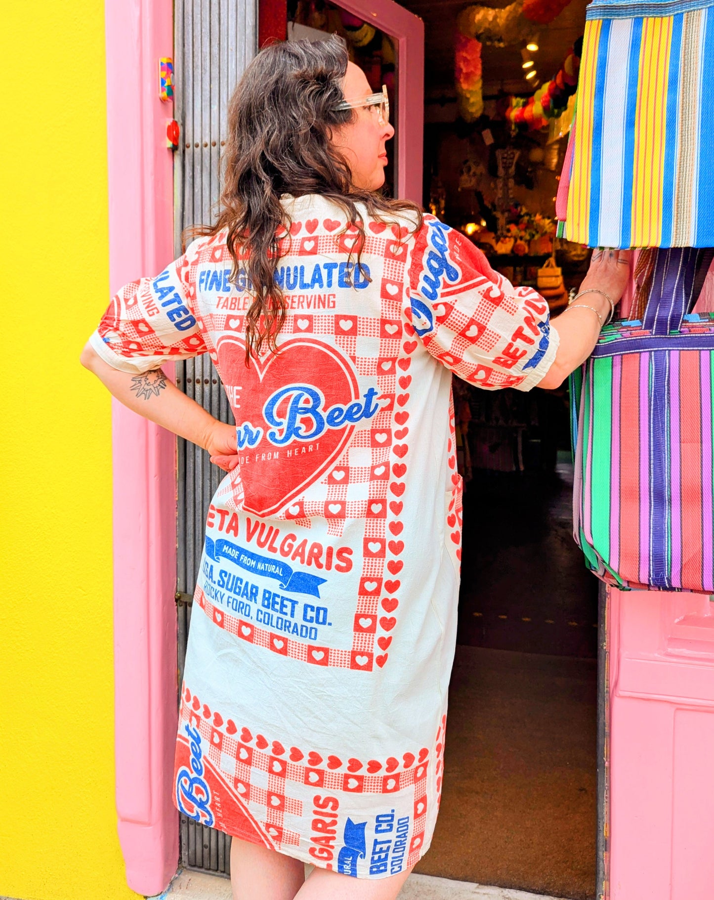 Punchy packaging dress