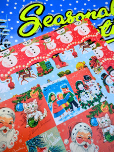 A vintage style Christmas is the best Christmas!!

Nostalgia and sweetness aplenty with these cute Christmas wrap designs!

Wrap presents and make fabulous displays with these, you get 3 sheets of one design.

70cm x 50cm

Price is for 3 sheets of paper, lightly folded.

Dean Morris 
Christmas wrap
