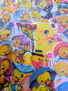 Vintage cuteness stickers