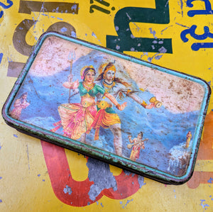 Vintage indian tins - Azad couples