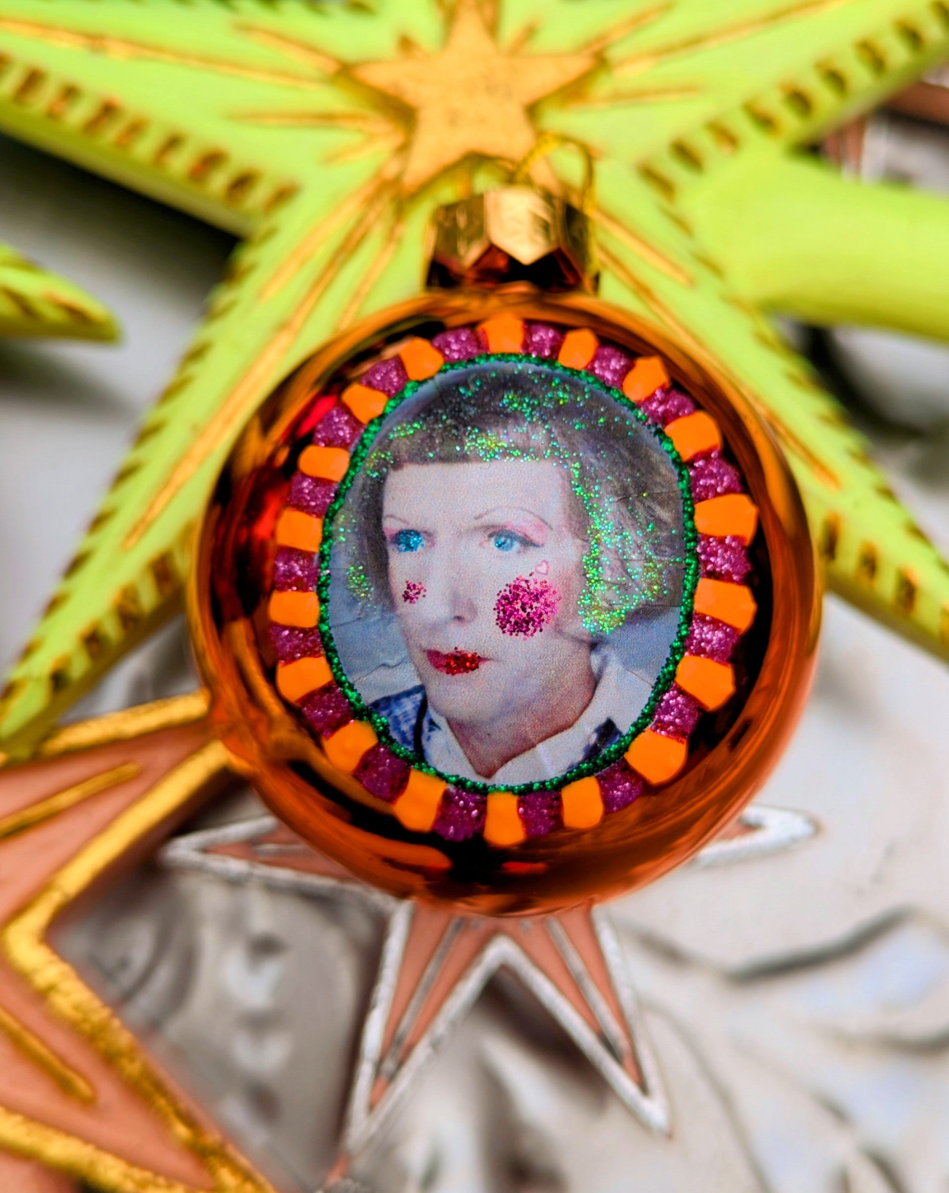 Grayson Perry glass baubles