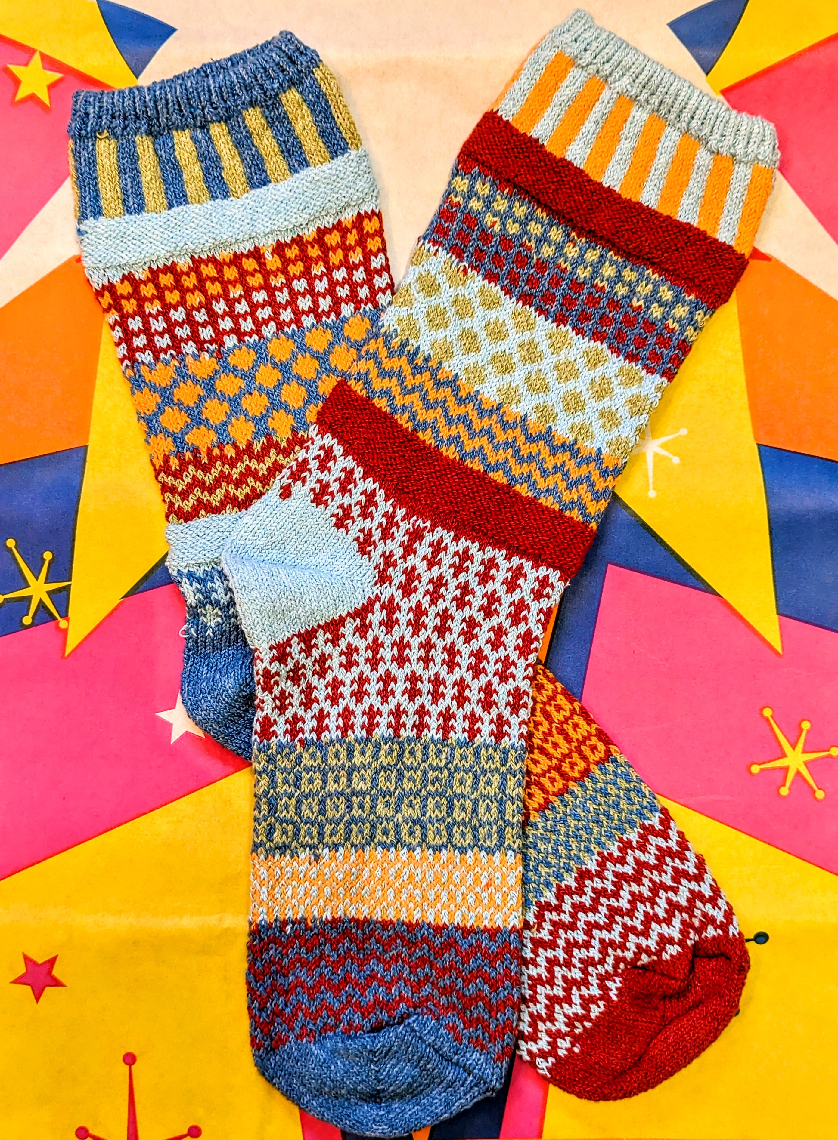 Recycled mismatched socks large