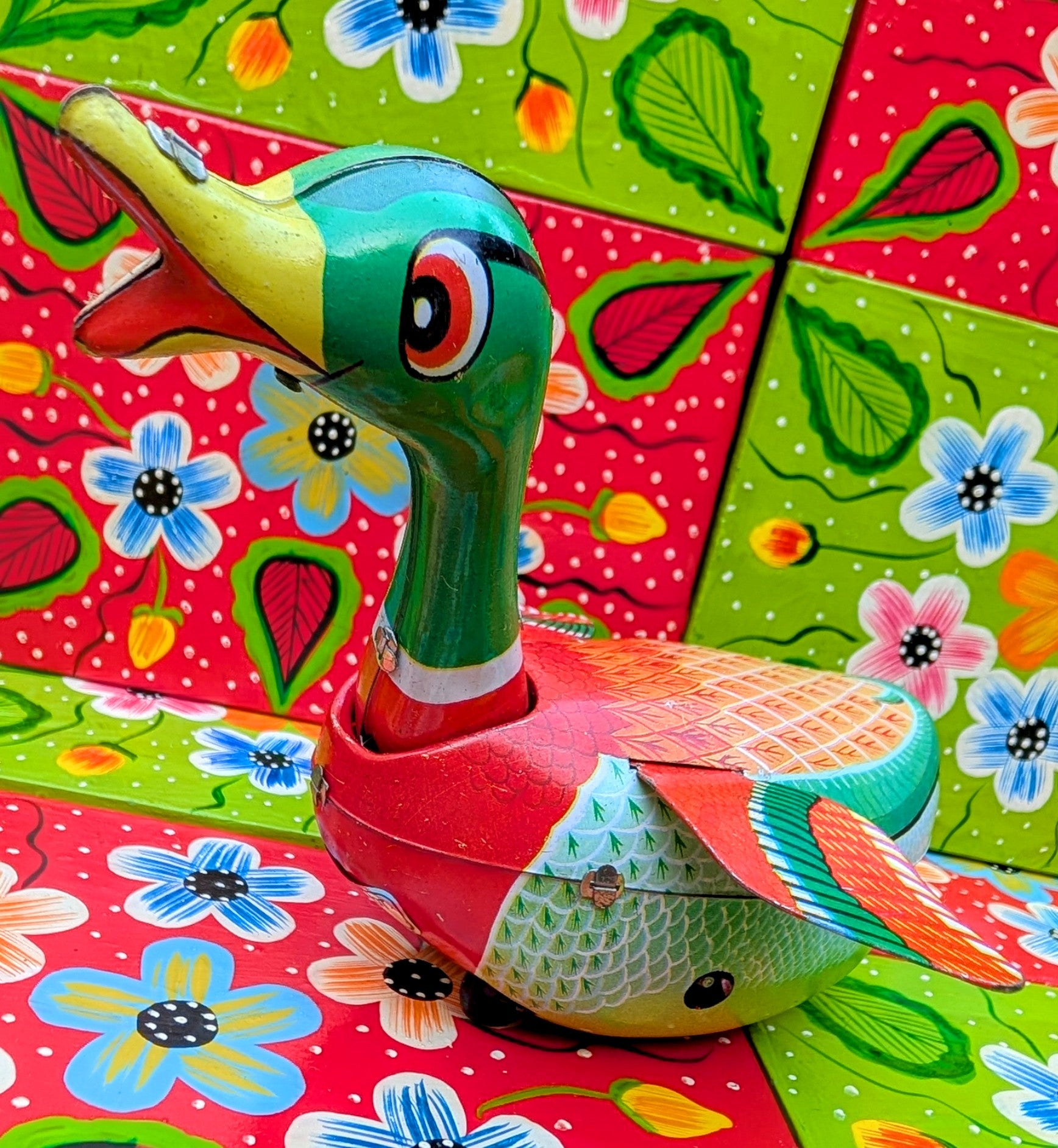 Swimming Duck tin toy