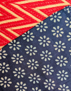 Indigo pocket top
