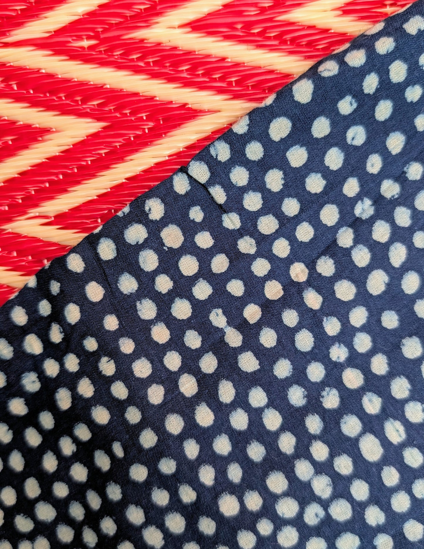 Indigo cotton lawn culottes