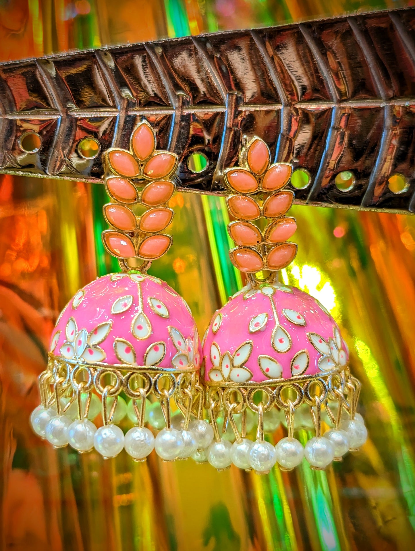 Rainbow fancy festival earrings