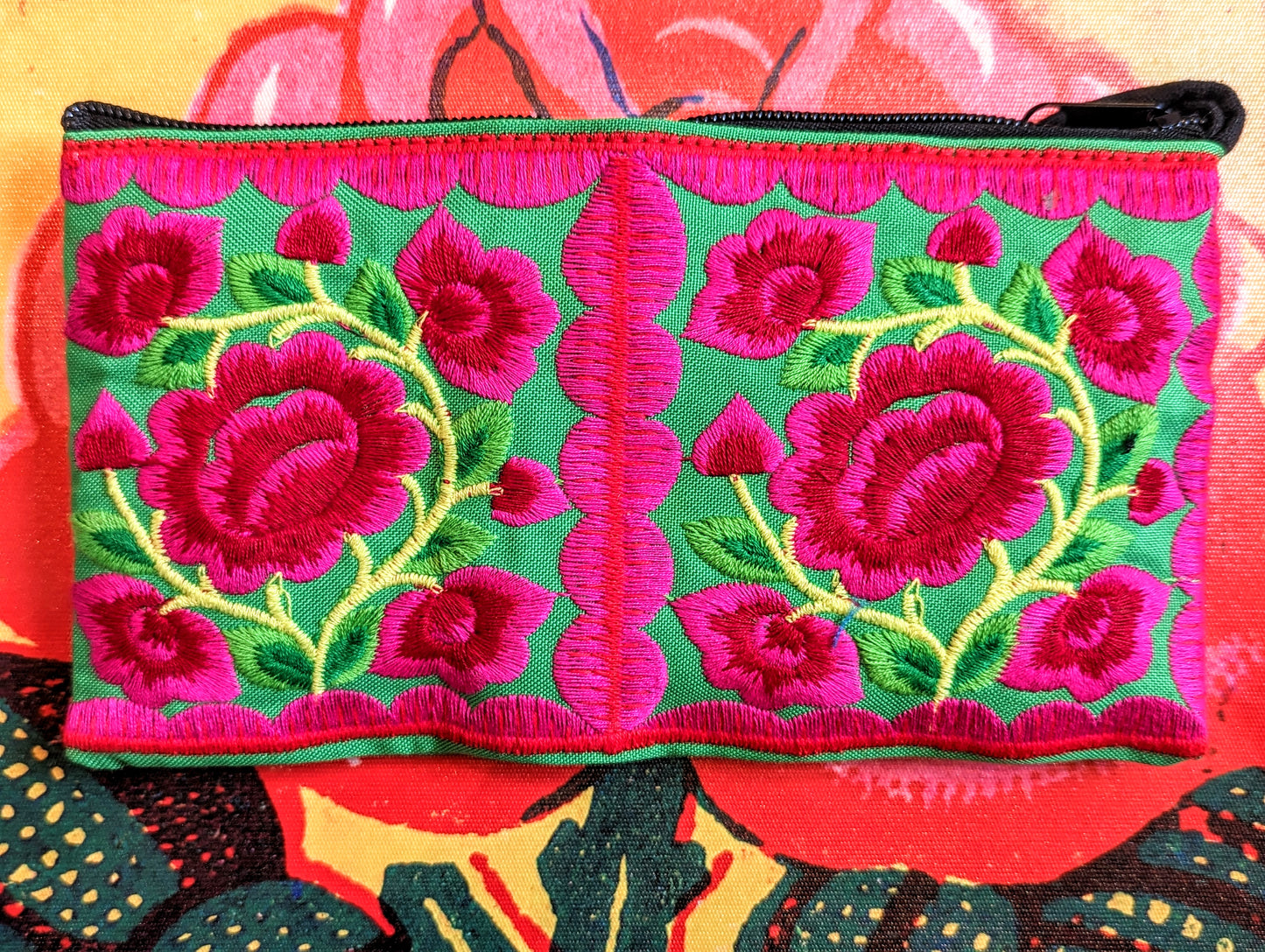 Large Peony tribal purses