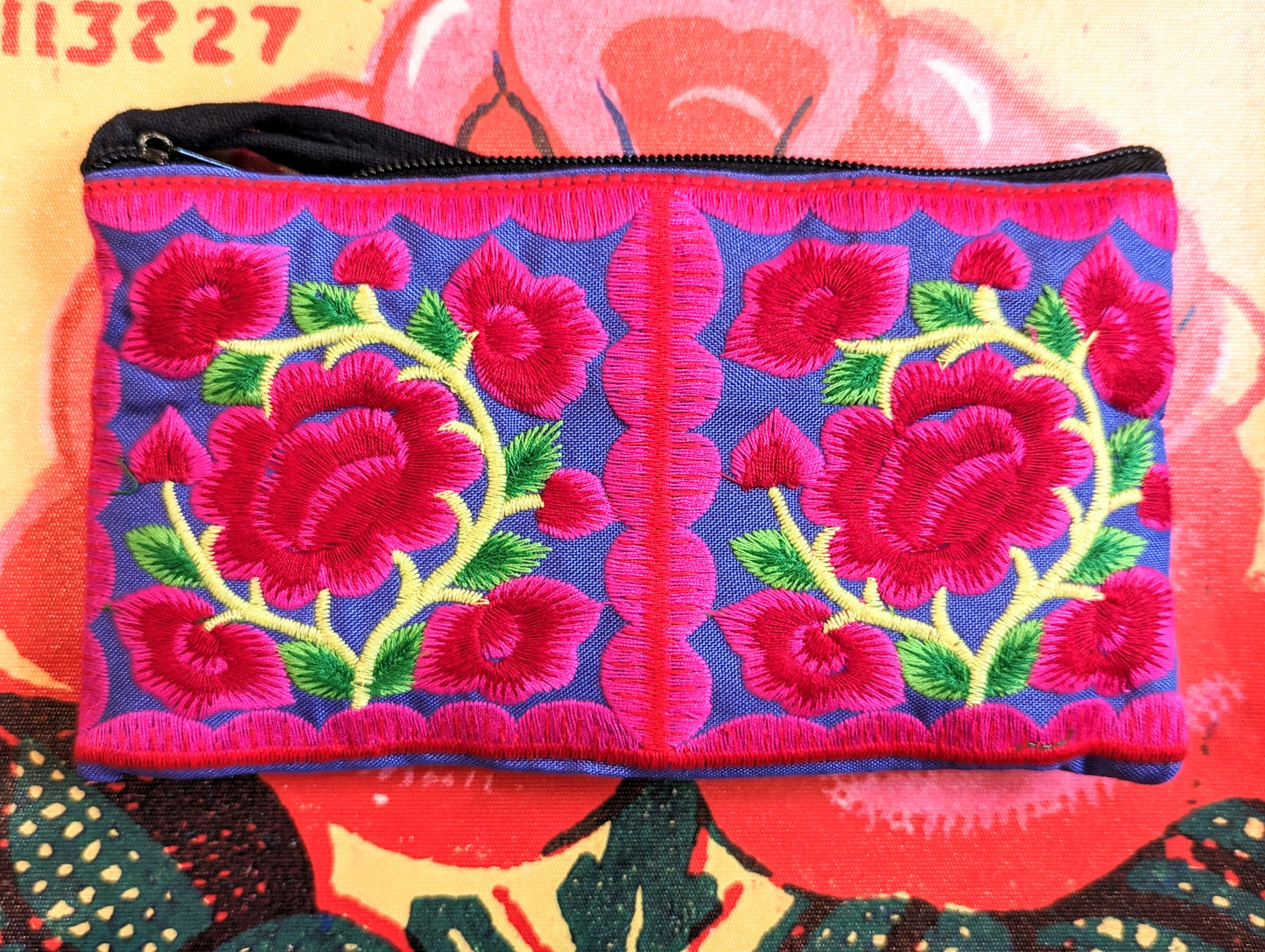 Large Peony tribal purses