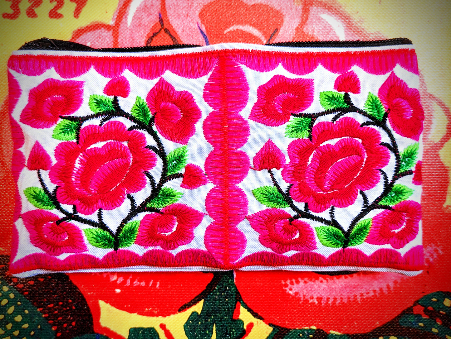 Large Peony tribal purses