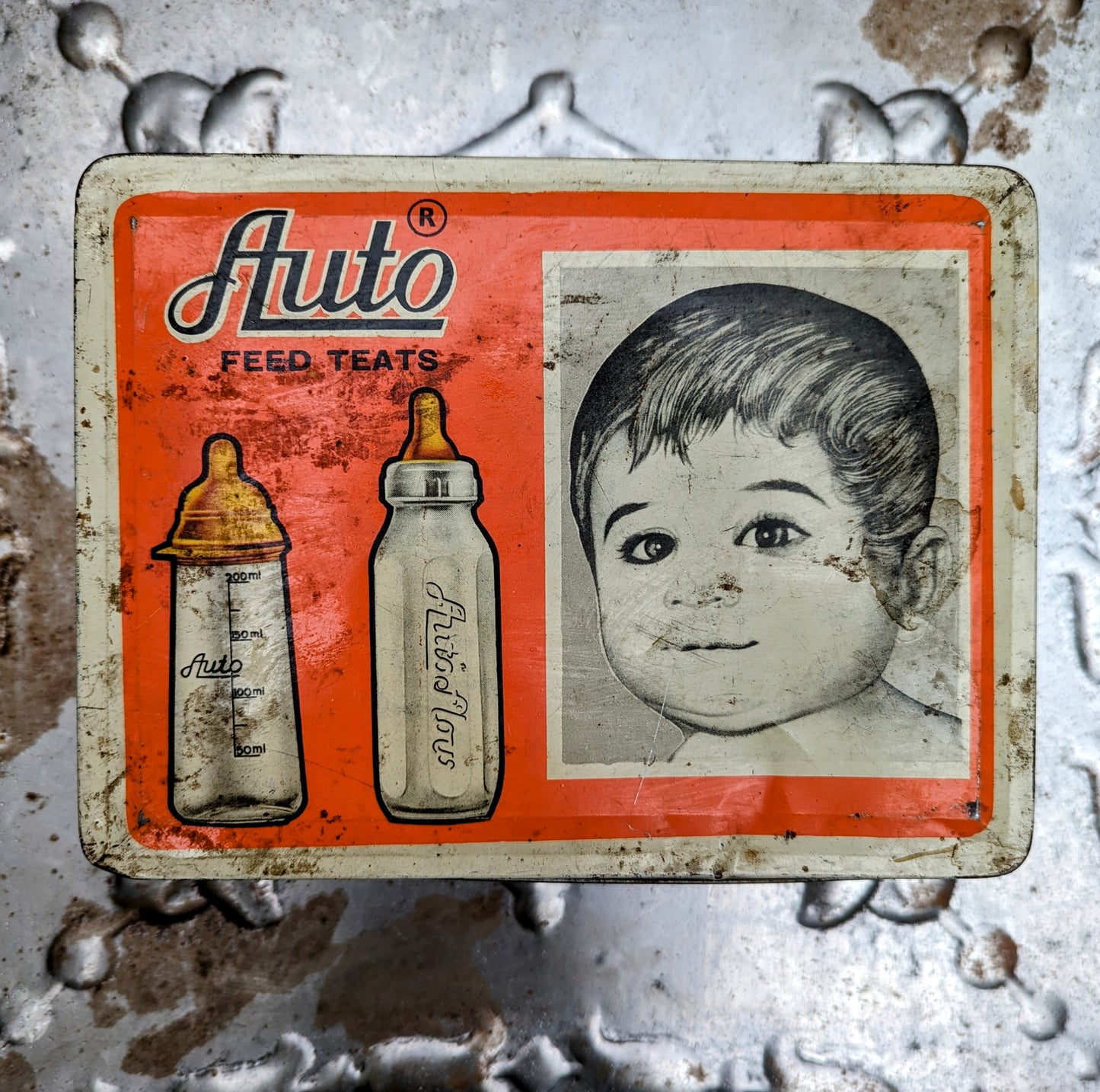 Vintage indian tins - pharmacy