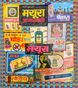 Vintage indian signs, small.