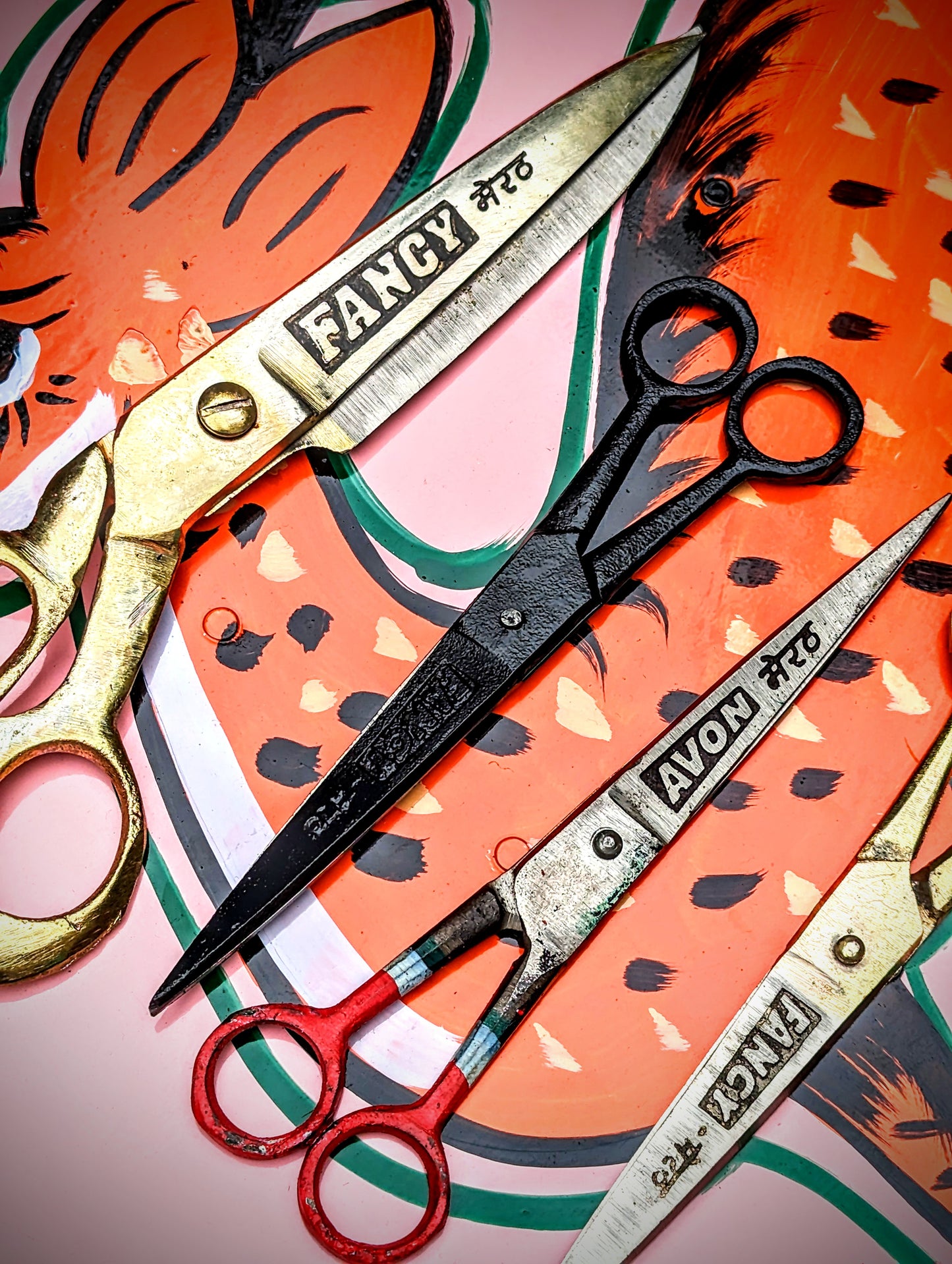 Indian Tailor and Barber scissors.